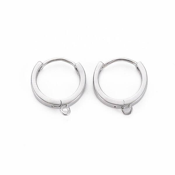 Brass Huggie Hoop Earring Findings