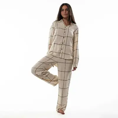 Bia Trousers | Color: Sand | Size: S
