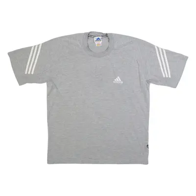 ADIDAS Mens T-Shirt Grey L
