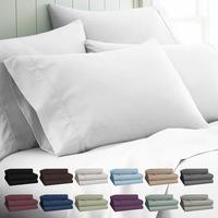 Ultra-Soft 1800 Series Deep Pocket Bed Sheet Set (6-Piece)