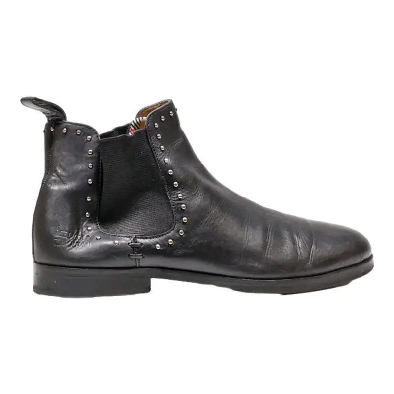 MELVIN & HAMILTON Chelsea Boots Black Leather Womens UK 5