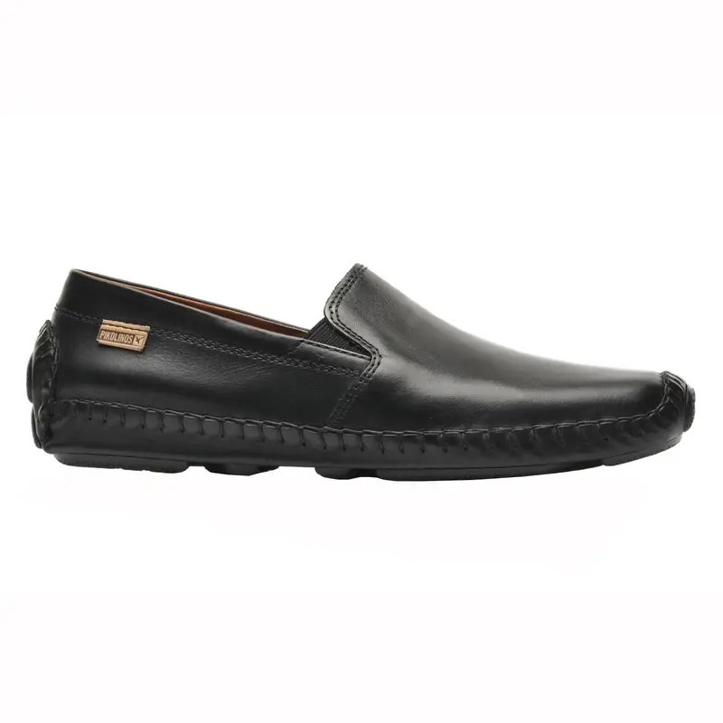 Pikolinos Jerez 09Z-5511 Leather Men's Slip On Shoes - Black - Size:US 13 Men