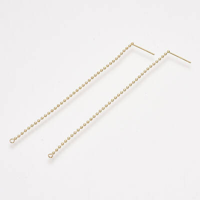 Brass Stud Earring Findings