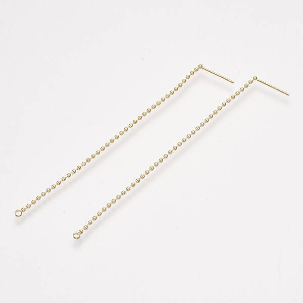 Brass Stud Earring Findings
