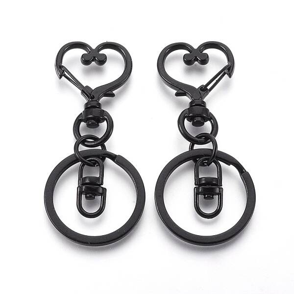 Iron Heart Split Key Rings