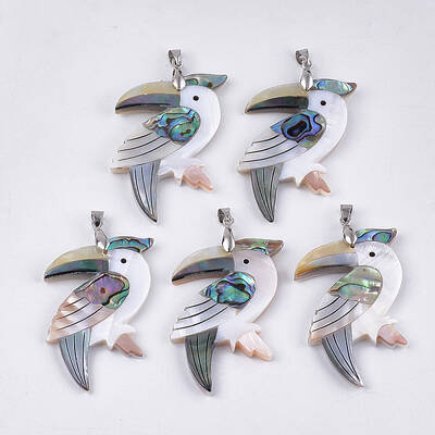 Mixed Shell Big Pendants