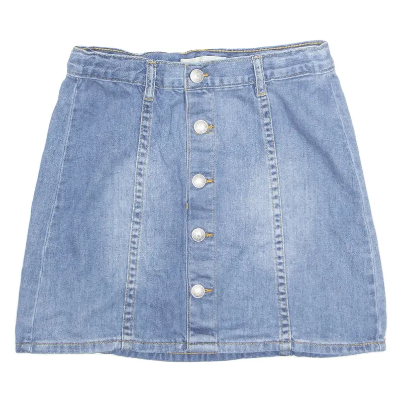 LEVI'S Girls Mini Skirt Blue Short 14Y