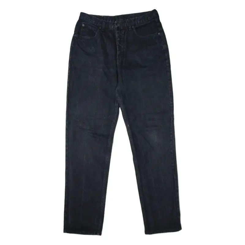 CALVIN KLEIN Jeans Black Denim Slim Straight Womens W30 L33