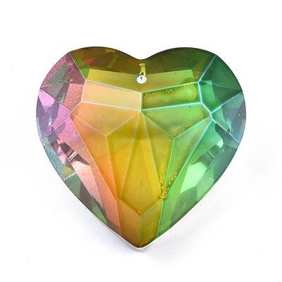 K9 Glass Rhinestone Pendants