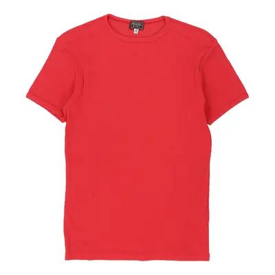 Versus By Versace T-Shirt - Medium Red Polyester