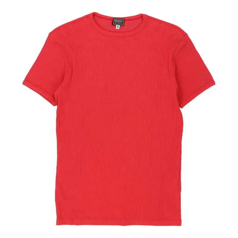 Versus By Versace T-Shirt - Medium Red Polyester