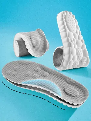 Unisex Sporty Minimalist Shoe Insoles, Trendy Breathable Comfortable Insoles, Anti-slip Shoes Accessories for Women & Men for...