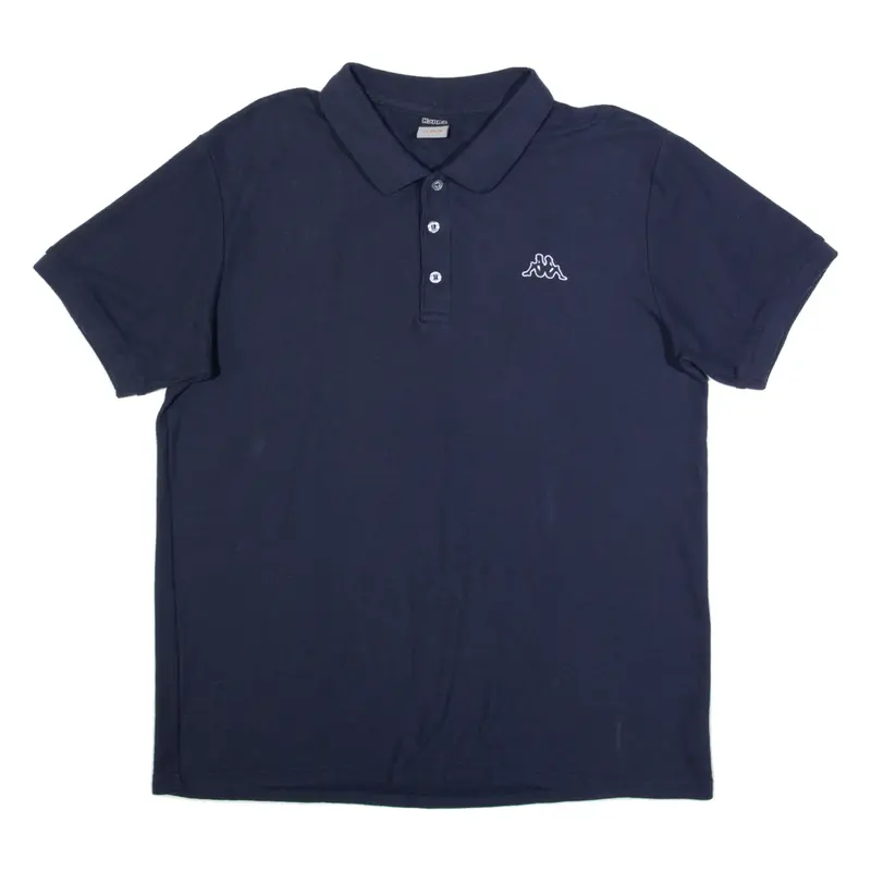 KAPPA Mens Polo Shirt Blue XL
