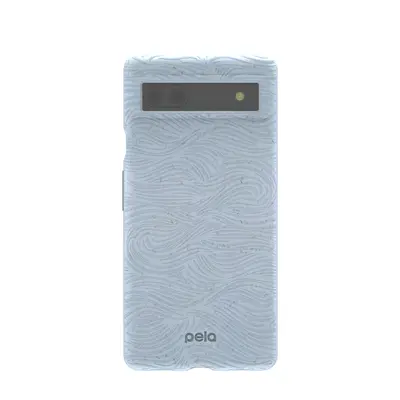 Powder Blue Ebb and Flow Google Pixel 6a Case