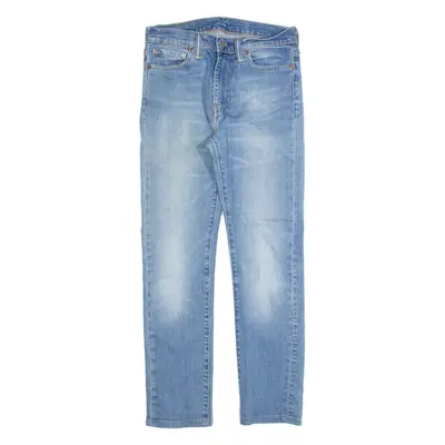 LEVI'S 510 Jeans Mens Blue Slim Skinny Stone Wash W29 L27