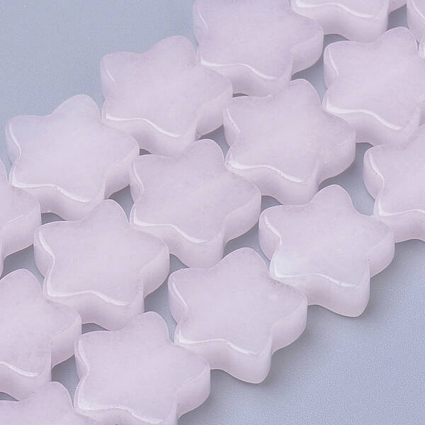Natural White Jade Beads Strands