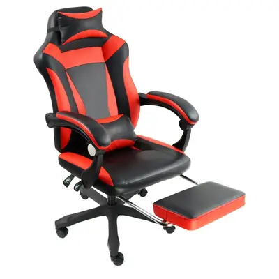 KKTONER Ergonomic Gaming Chair for E-Sport Racing Computer Swivel Height Adjustable with Armrest High Back Headrest and Lumba...