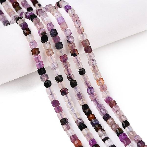 Dyed Natural Agate Beads Strands