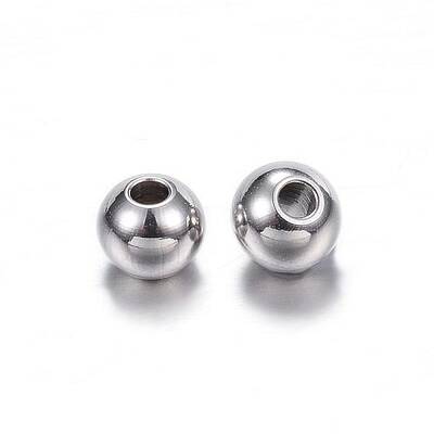 Tarnish Resistant 201 Stainless Steel Beads