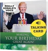 Talking Trump Birthday Card with Trump's Real Voice - Trump Birthday Cards for Men, Donald Trump Gifts for Men, Funny Birthda...