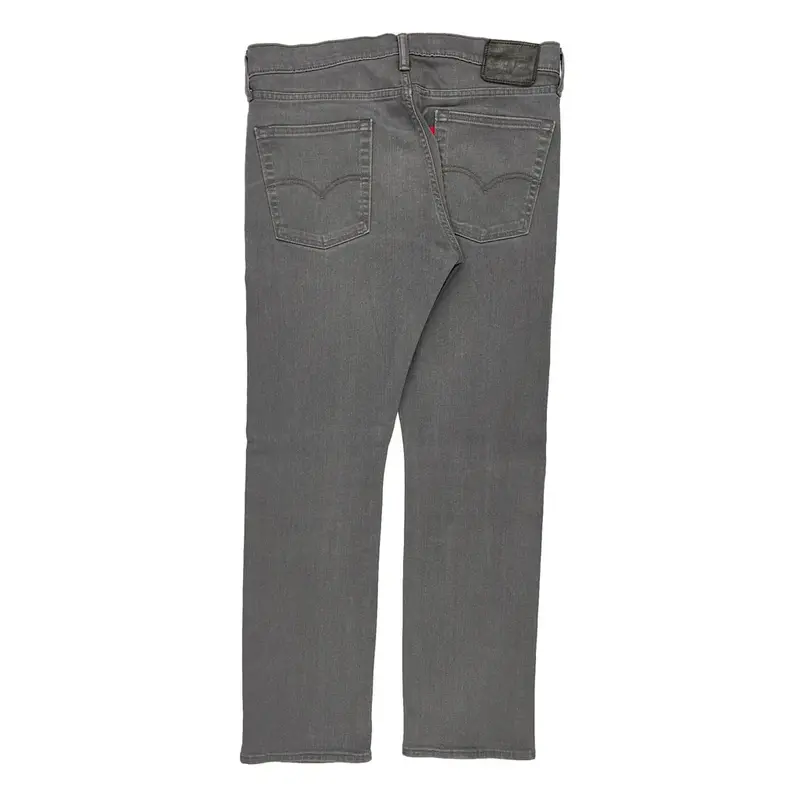Levis Slim Fit Jeans - 36W 31L Grey Cotton Blend | Size: 36″ waist