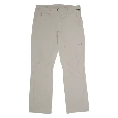 JACK WOLFSKIN Outdoor Womens Trousers Grey Regular Straight W34 L32