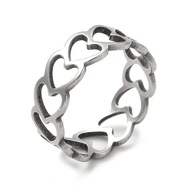 Non-Tarnish 201 Stainless Steel Finger Rings