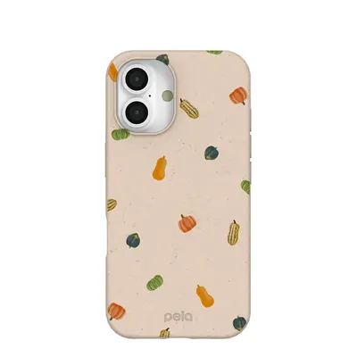 Seashell Squash Garden iPhone 16 Case