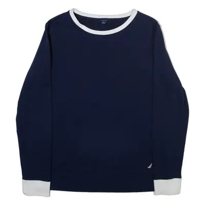 NAUTICA Womens Sweatshirt Blue S