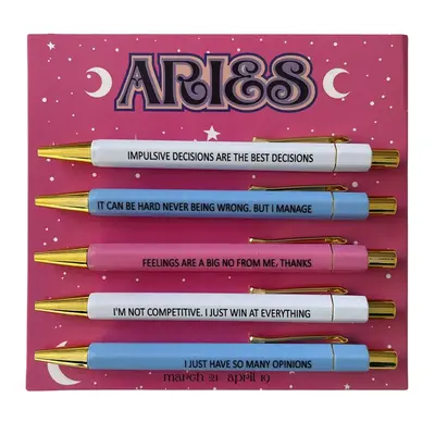 12 Constellation Theme Gel Pen Set, 5 Counts/set Press Type Black Ink Gel Pen Set, Teacher Must Haves Stationery Supplies for...