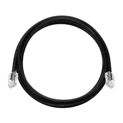 45427 Monoprice 5ft Cat6A RJ45 26AWG Pure Bare Copper Patch Cable Non-booted Ethernet Cable Black