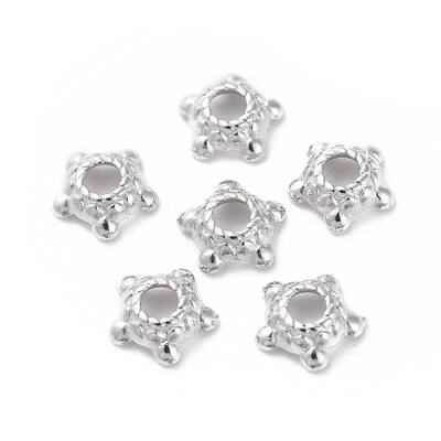Tibetan Silver Caps