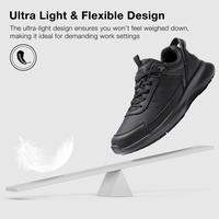SPlEZ Chef Slip-On Safety Shoes-Waterproof, Oil & SlipResistant with All-Day Support（310）