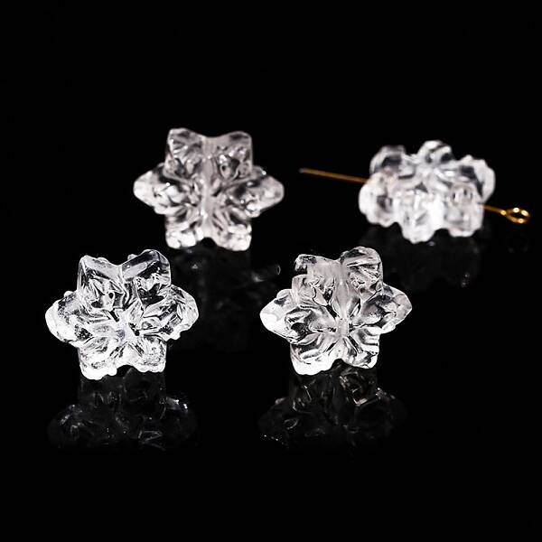 Natural Quartz Crystal Beads