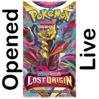 Live Sword & Shield—Lost Origin (Booster Pack)