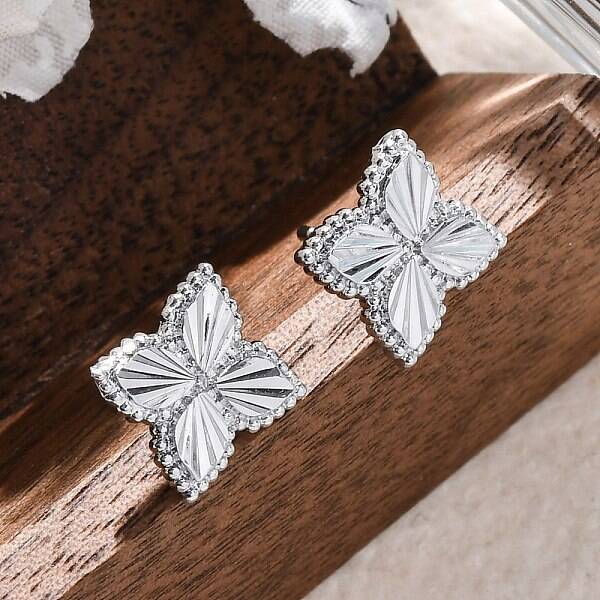 Brass Stud Earrings