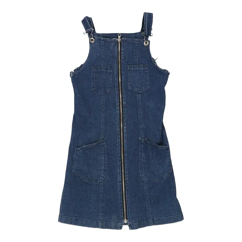Age 10-12 Laura Biagiotti Mini Dress - Small Blue Cotton | Size: small