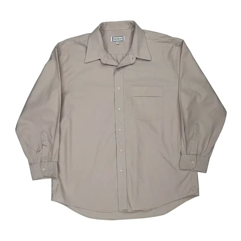 Yves Saint Laurent Shirt - XL Beige Cotton