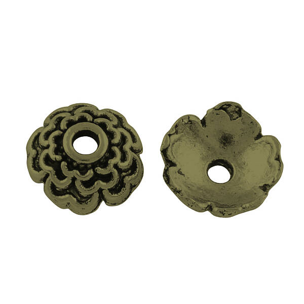 Tibetan Style Alloy Bead Caps