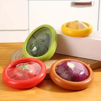 Refrigerator Fruit Storage Box, 4 Counts/set Portable Fruit & Vegetable Storage Container, Cute Fruit Design Vegetable Storag...