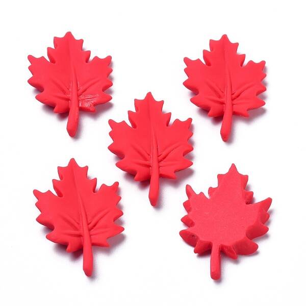 Autumn Theme Opaque Resin Cabochons