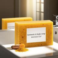 Turmeric Kojic Acid Soap bar 100 g Each, Unisex, TurmericSoap bar, Removing Facial Dark Spot, Brightening Moisturizing Handma...