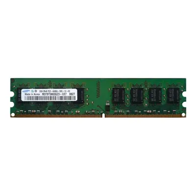 Samsung M378T5663QZ3-CE7 | 2GB DDR2-800MHz PC2-6400 Non-ECC Unbuffered UDIMM CL6 2Rx8 1.8V 240-Pin Memory Module