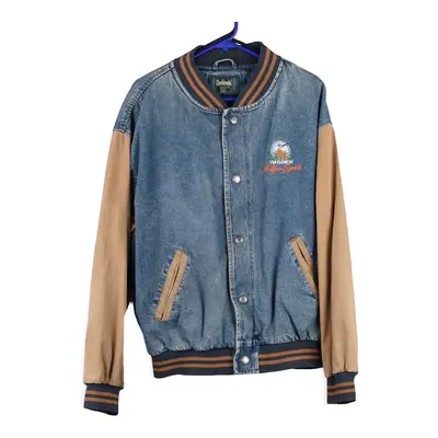 Dunbrooke Varsity Jacket - Large Blue Cotton