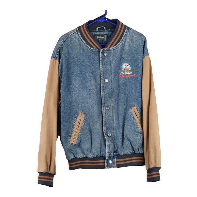 Dunbrooke Varsity Jacket - Large Blue Cotton