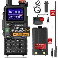BAOFENG K5 Plus 10W Tri Power Long Range Walkie Talkie Multi Band FM AM Two Way Radio NOAA Type-C Charging Wireless Copy Freq...