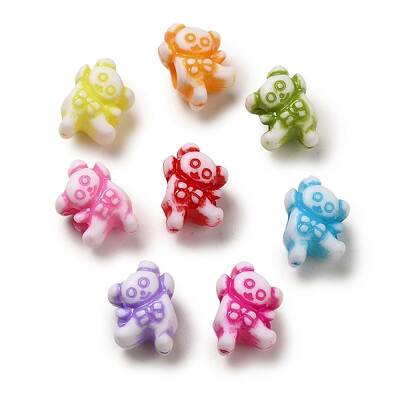 Opaque Acrylic European Beads