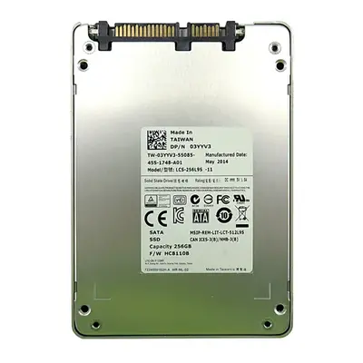 03YYV3 Dell 256GB Multi-Level Cell SATA 6Gb/s 2.5-Inch Solid State Drive