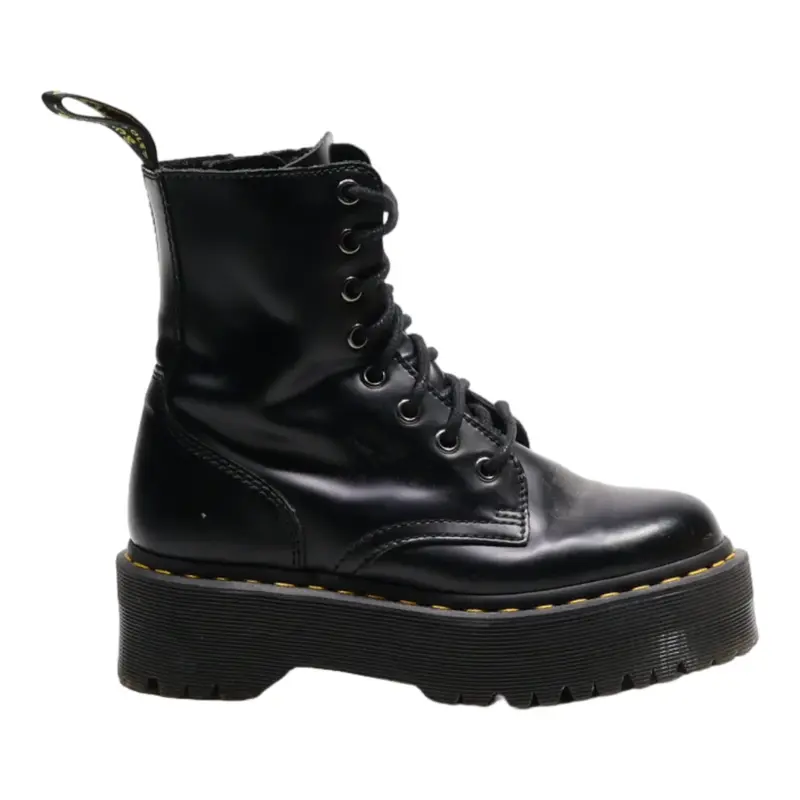 DR MARTENS Jadon Ankle Boots Black Leather Womens UK 3