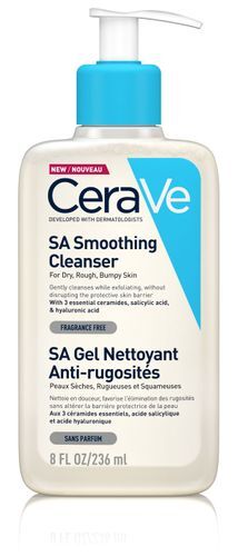 Cerave SA Smoothing Cleansing Emollient Emulsion 473ml for Normal and Dry Skin